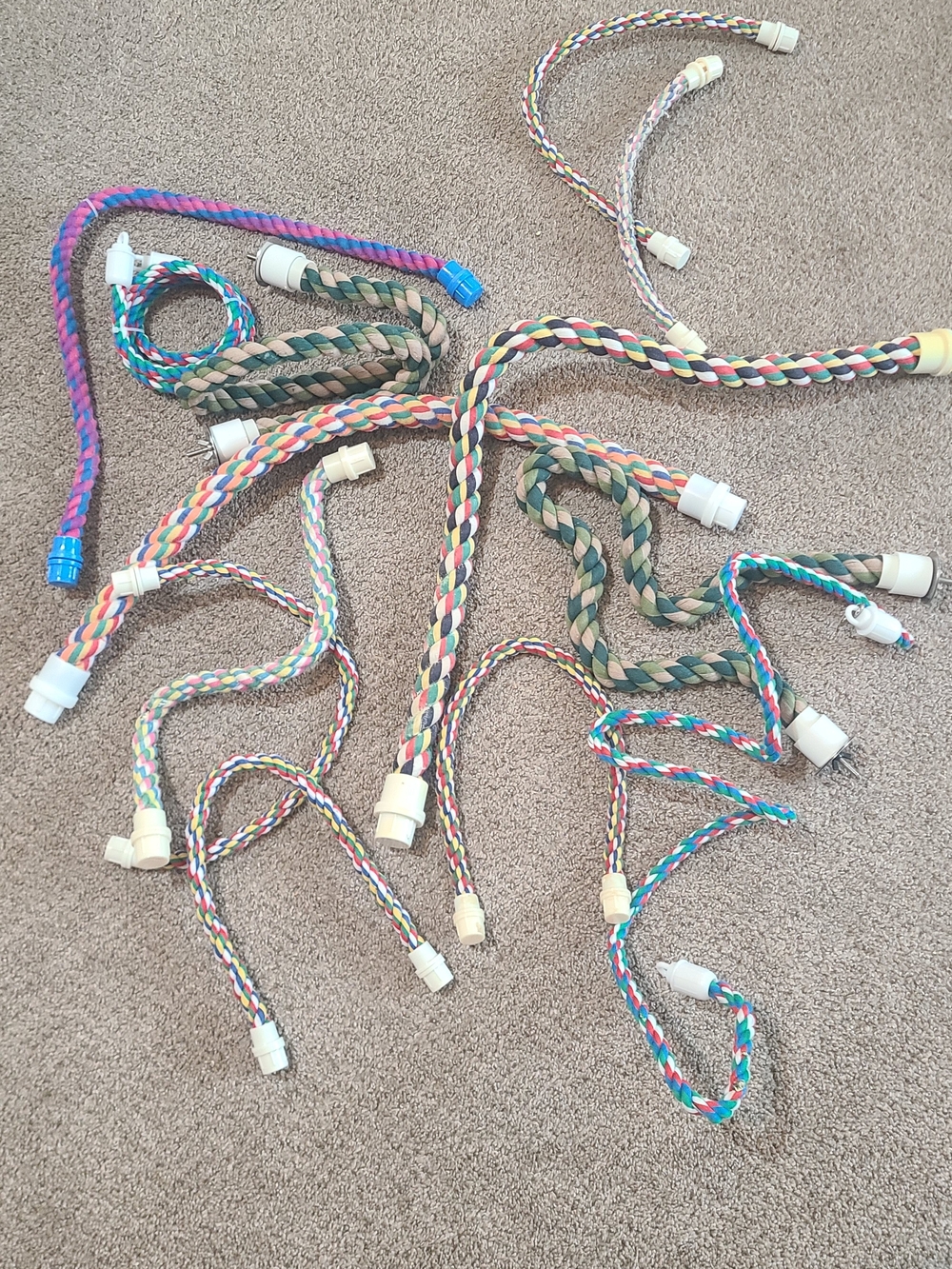 Parrot Bird Cage Ropes